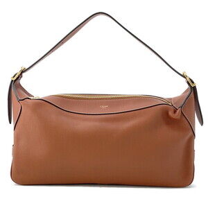 Celine Romy Shoulder Bag Calfskin Leather Brown